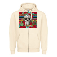 Sandshell skull cactus Zipper Hoodie - JahusDesignShop