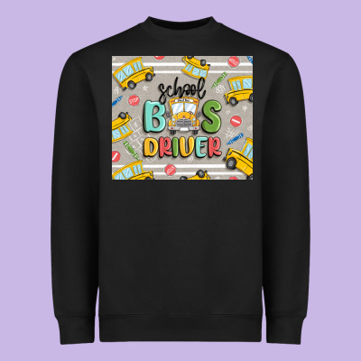 Heavyweight Sweatshirt school bus driver