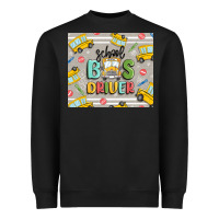 Black school bus driver Heavyweight Sweatshirt - MaliasSmallBusiness