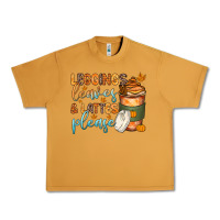 Peanut Butter leggins leaves and lattes Urban Heavy Tee - Zillion Design Studio