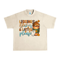 Sandshell leggins leaves and lattes Urban Heavy Tee - Zillion Design Studio