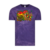 Cloud Purple juneteenth heart Vintage Tee - texasbilliewilder