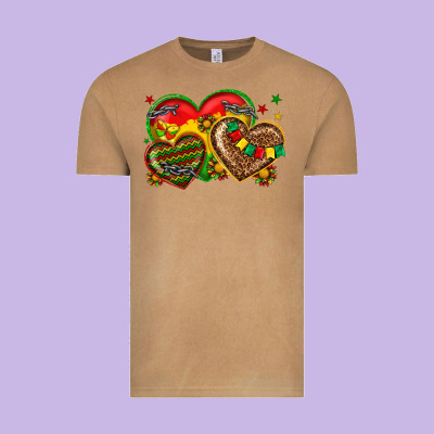 Vintage Tee juneteenth heart