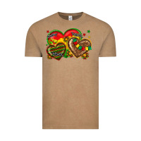Vintage Coffee juneteenth heart Vintage Tee - texasbilliewilder