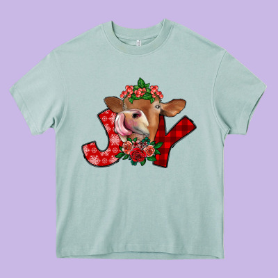 Joy Heavy Core Tee Designed By Sublimationcraftshop