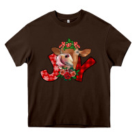 Chocolate Brown joy Heavy Core Tee - SublimationCraftShop