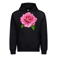 Black Perfume Delight Rose Urban Hoodie - LillyAllenDesigns
