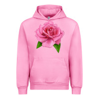 Fuchsia Pink Perfume Delight Rose Urban Hoodie - LillyAllenDesigns