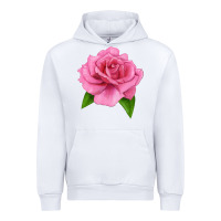 White Perfume Delight Rose Urban Hoodie - LillyAllenDesigns