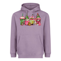Lavender pink christmas gnomes coffee cups Heavyweight Hoodie - Jasminsmagicworld