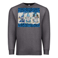 Charcoal Heather snowy christmas gnomes Premium Sweatshirt - BarkalooDesign