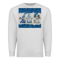 Dove Grey snowy christmas gnomes Premium Sweatshirt - BarkalooDesign