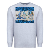 Heather Grey snowy christmas gnomes Premium Sweatshirt - BarkalooDesign