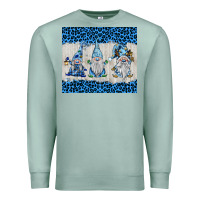Seafoam snowy christmas gnomes Premium Sweatshirt - BarkalooDesign