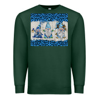Sports Green snowy christmas gnomes Premium Sweatshirt - BarkalooDesign