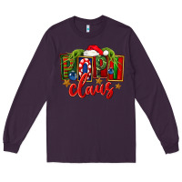 Plum Christmas popi claus Long Sleeve Tee - FaDigitalArtStudio