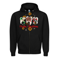 Black dental merry Christmas Zipper Hoodie - JahusDesignShop