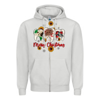 Dove Grey dental merry Christmas Zipper Hoodie - JahusDesignShop