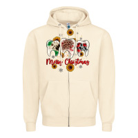 Sandshell dental merry Christmas Zipper Hoodie - JahusDesignShop