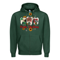 Sports Green dental merry Christmas Zipper Hoodie - JahusDesignShop