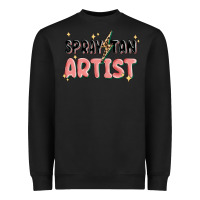 Black spray tan artist Heavyweight Sweatshirt - MaliasSmallBusiness