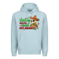 Blue Mist baby its cold outside skeleton Premium Hoodie - MaliasSmallBusiness