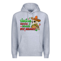 Heather Grey baby its cold outside skeleton Premium Hoodie - MaliasSmallBusiness
