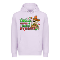 Lilac baby its cold outside skeleton Premium Hoodie - MaliasSmallBusiness