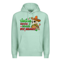Seafoam baby its cold outside skeleton Premium Hoodie - MaliasSmallBusiness