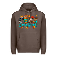 Coffee cozy season with coffee cup Premium Hoodie - AdoDesignShop