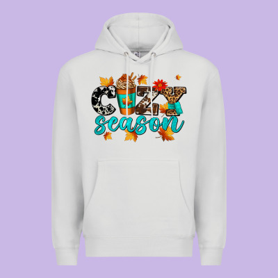 Cozy Season With Coffee Cup Premium Hoodie Designed By Adodesignshop