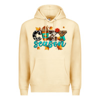 Pina Colada cozy season with coffee cup Premium Hoodie - AdoDesignShop