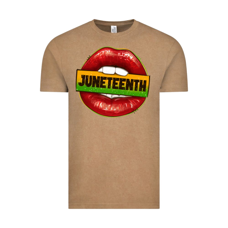 Juneteenth Lips Vintage Tee by texasbilliewilder | Teevron