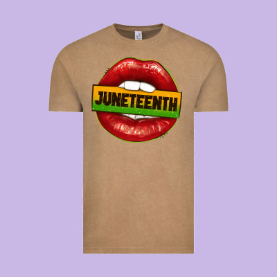 Vintage Tee juneteenth lips