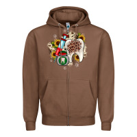 Chestnut Christmas dental sunflower Zipper Hoodie - JahusDesignShop
