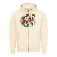 Sandshell Christmas dental sunflower Zipper Hoodie - JahusDesignShop
