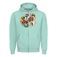 Christmas Dental Sunflower Zipper Hoodie | Teevron