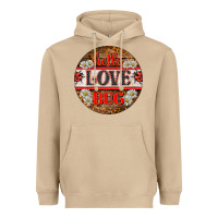 Mushroom hello love bug ladybug ornament Heavyweight Hoodie - BarkalooDesign