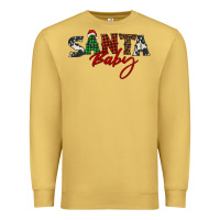 Antique Gold Santa baby Premium Sweatshirt - BarkalooDesign