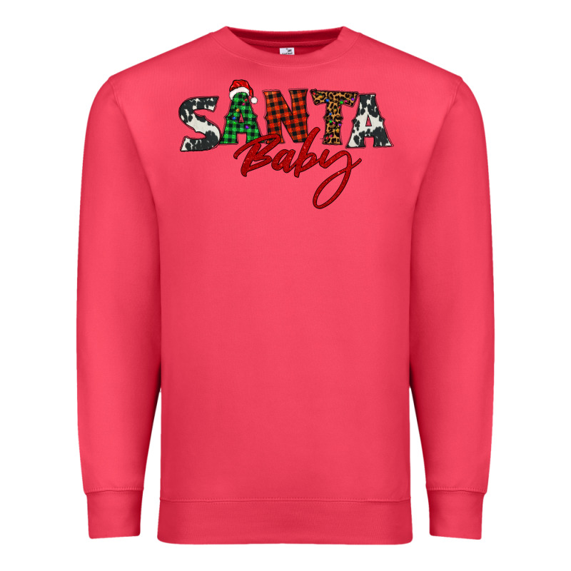 Santa Baby Premium Sweatshirt by BarkalooDesign | Teevron