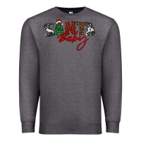 Charcoal Heather Santa baby Premium Sweatshirt - BarkalooDesign