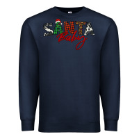 Navy Santa baby Premium Sweatshirt - BarkalooDesign