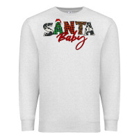 Oatmeal Heather Santa baby Premium Sweatshirt - BarkalooDesign