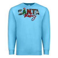Ocean Blue Santa baby Premium Sweatshirt - BarkalooDesign