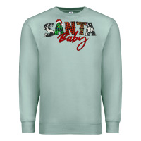 Seafoam Santa baby Premium Sweatshirt - BarkalooDesign