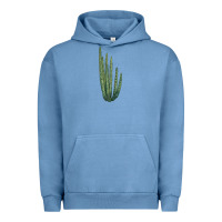 Pigment Pebble Blue Organ Pipe Cactus Urban Hoodie - LillyAllenDesigns