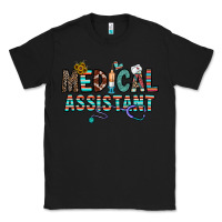 Black medical asistant Classic Tee - CowhideDigitalArt