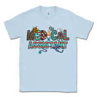 Dusty Blue medical asistant Classic Tee - CowhideDigitalArt