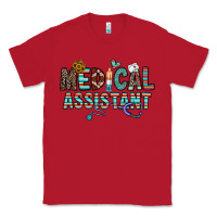 Red medical asistant Classic Tee - CowhideDigitalArt