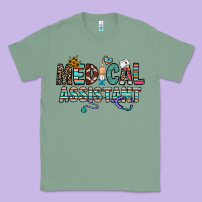 Medical Asistant Classic Tee Designed By Cowhidedigitalart